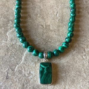 Malachite necklace